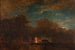Venice Painting, the exit from the French Garden at twilight - Félix Ziem — artwork view