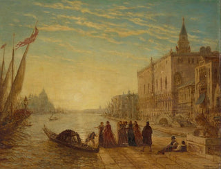 Venice, Quai des Esclavons - Félix Ziem — artwork view