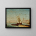 View of Venice with the Doge's Palace - Félix Ziem — framed artwork on a wall