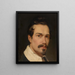 Self-portrait Painting - Félix de Vigne — framed artwork on a wall