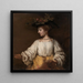 Flora - Rembrandt van Rijn — framed artwork on a wall