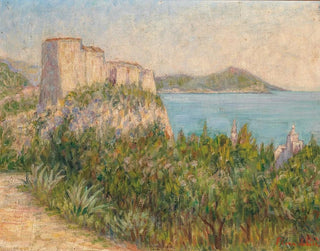 View of the Lovrijenac Fortress in Dubrovnik - Flora Jaksic — artwork view