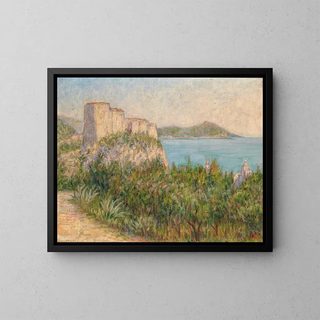 View of the Lovrijenac Fortress in Dubrovnik - Flora Jaksic — framed artwork on a wall
