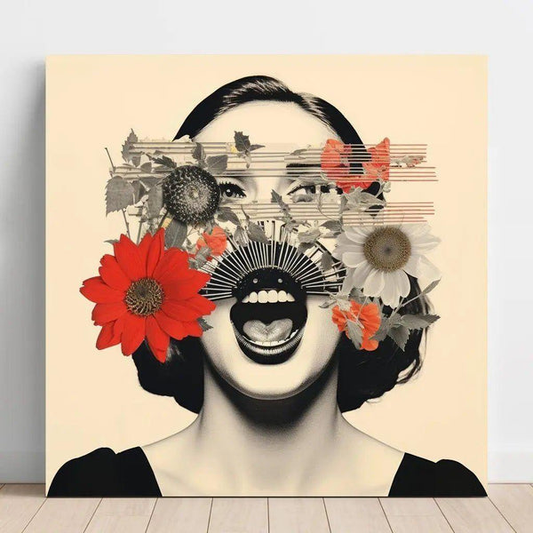 Reproduction of the painting Floraison d'Émotions | Artistic collage