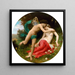 Flore et Zéphyr - William Bouguereau — framed artwork on a wall