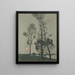 Trees in the moonlight - Florence Esté — framed artwork on a wall