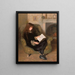 Inséparable - Florence Fuller — framed artwork on a wall