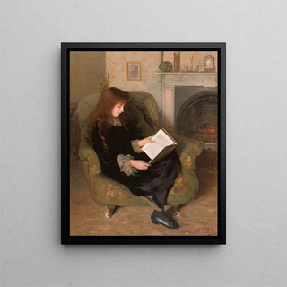Inséparable - Florence Fuller — framed artwork on a wall