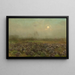Champ de choux au clair de lune - Florent Crabeels — framed artwork on a wall