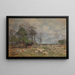 Landes au printemps - Florent Crabeels — framed artwork on a wall