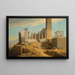 View of Classical Greek Ruins - Florent Mols — framed artwork on a wall