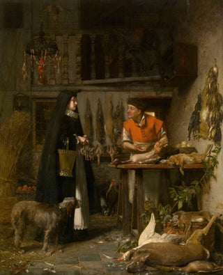 Market scene in the 17th century - Florent Willems — artwork view