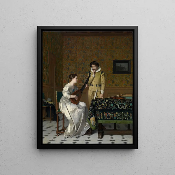 Musician - Florent Willems — framed artwork on a wall