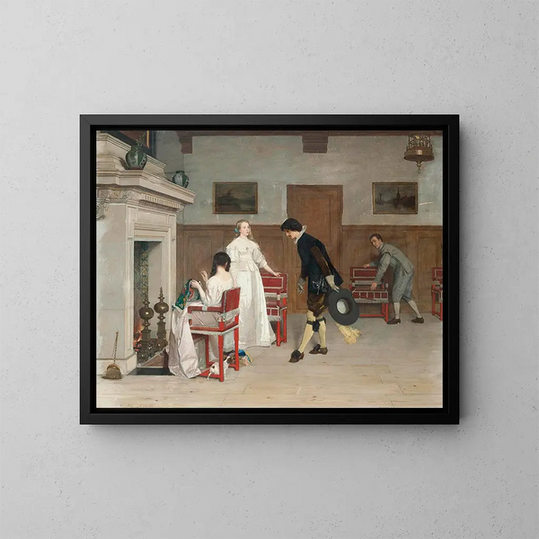 L'introduction - Florent Willems — framed artwork on a wall