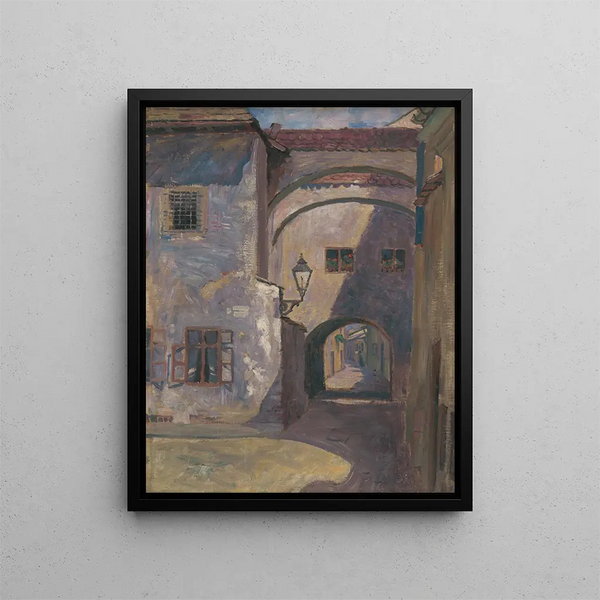La forteresse de Miklu - Florin Milan — framed artwork on a wall