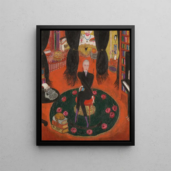 Carl Van Vechten - Florine Stettheimer — framed artwork on a wall