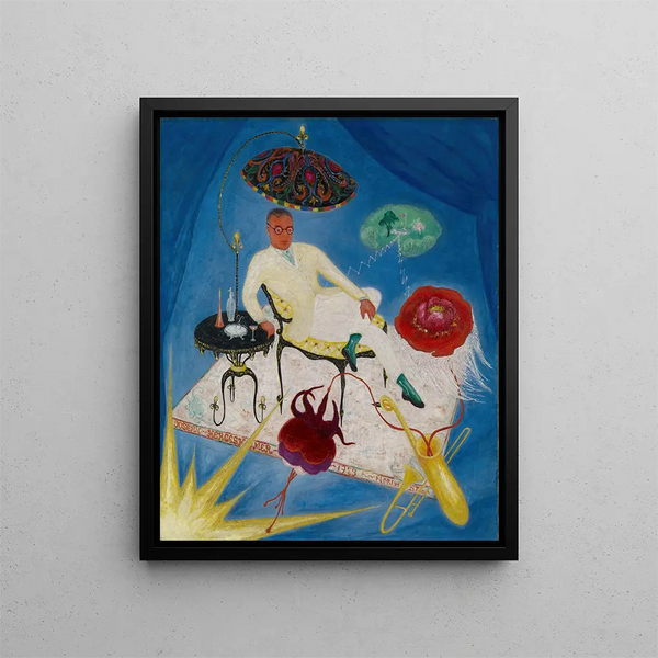 Joseph Hergesheimer - Florine Stettheimer — framed artwork on a wall