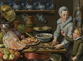 Kitchen scene - Floris van Schooten — artwork view