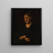 Portrait of a woman with crossed arms - Fodor Petrovitch Tchoumakoff — framed artwork on a wall