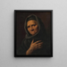 Portrait of an Old Woman - Fodor Petrovitch Tchoumakoff — framed artwork on a wall