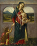 The Virgin and Child with the Little Saint John the Baptist - School of Botticelli — artwork view