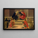 The Coronation of the Virgin - School of Botticelli — framed artwork on a wall