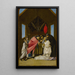 La Dernière Communion de Saint Jérôme - Ecole de Botticelli — framed artwork on a wall