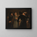 The reniement of Saint Peter - School of Gerard Seghers — framed artwork on a wall