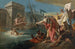 Horatius Coclès defending Rome against the Etruscans - School of Giovanni Battista Tiepolo — artwork view