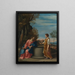 Jesus and the Samaritan Woman - School of Guido Reni — framed artwork on a wall