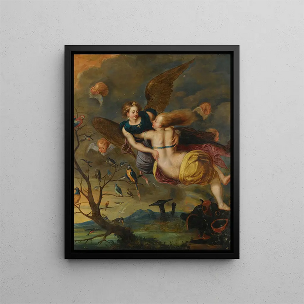 An Allegory of Air - School of Jan Brueghel the Younger — framed artwork on a wall