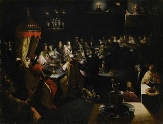 The Feast of Balthazar - School of Jan Harmensz Muller — artwork view