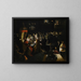 The Feast of Balthazar - School of Jan Harmensz Muller — framed artwork on a wall
