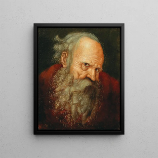 A bearded saint - School of Albrecht Dürer — framed artwork on a wall