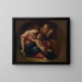 Sainte Famille - School of Angelica Kauffmann — framed artwork on a wall