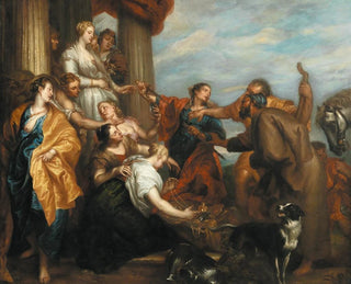 Achilles among the daughters of Lycomedes - School of Antoine van Dyck — artwork view