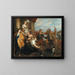 Achilles among the daughters of Lycomedes - School of Antoine van Dyck — framed artwork on a wall