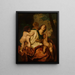 Allegory of Caritas - School of Antoine van Dyck — framed artwork on a wall