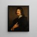 Portrait Painting of Adriaen Hanneman - School of Antoine van Dyck — framed artwork on a wall
