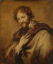 Portrait painting of Pierre Paul Rubens 1577-1640 - School of Antoine van Dyck — artwork view