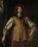 Portrait painting of Rupert 1619-1682 Prince and Count Palatine of the Rhine and Duke of Cumberland in combat attire - School of Antoine van Dyck — artwork view