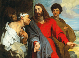 The Healing of the Paralytic - School of Antoine van Dyck — artwork view