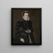 Portrait of a Lady at Court - School of Antonis Mor — framed artwork on a wall