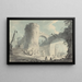 Port Scene - School of Claude Joseph Vernet — framed artwork on a wall