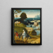 The Flight into Egypt - School of Cornelis Massys — framed artwork on a wall