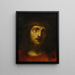 Christ with Crown of Thorns - School of Correggio — framed artwork on a wall