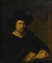 Portrait of a man with a hat - Ferdinand Bol School — artwork view