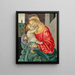The Virgin and Child - School of Filippo Lippi — framed artwork on a wall