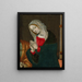 La Vierge de la Nativité - École de Filippo Lippi — framed artwork on a wall
