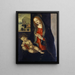 La Vierge à l'Enfant - School of Filippo Lippi — framed artwork on a wall